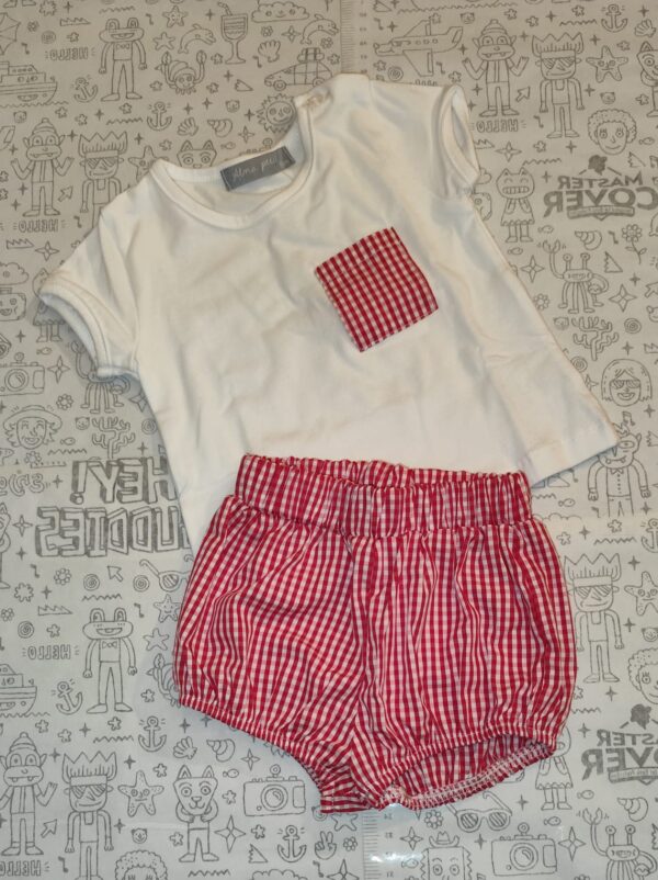Conjunto Vichy bebe
